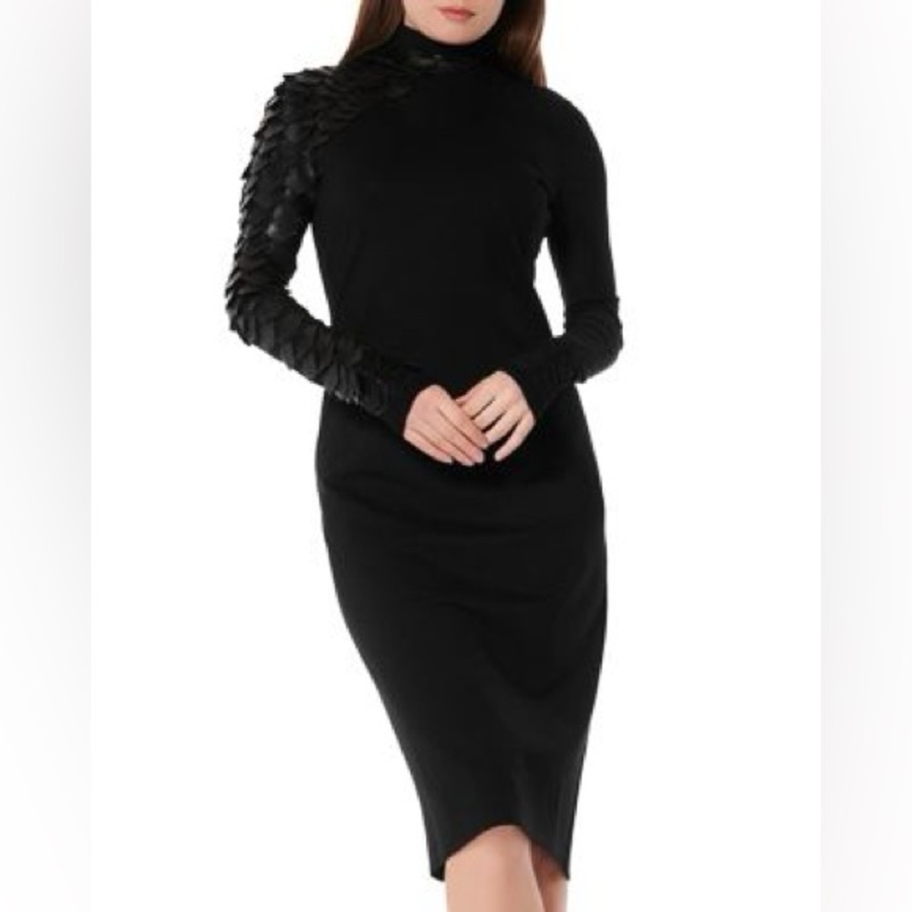 Witchy Unique Black Dress